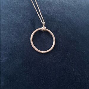 Pandora Silver Circle Pendant- Chain not included
